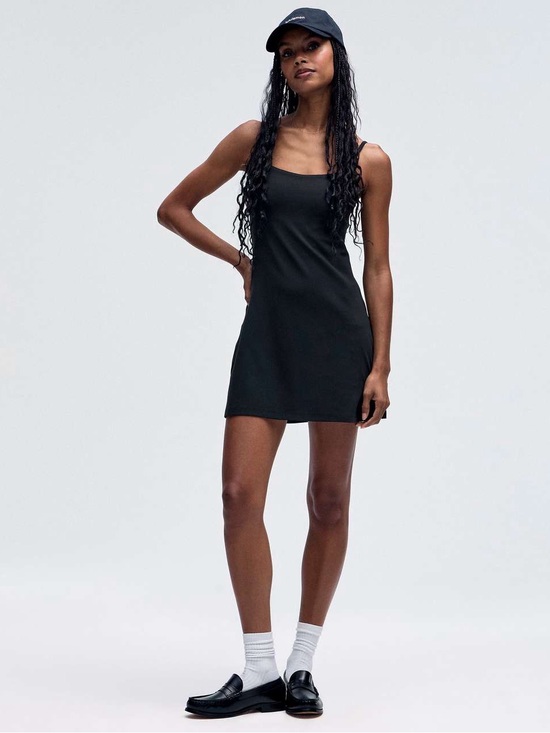 lululemon athletica Dresses & Skirts - Lululemon Black Align Cami Strap Dress, BNWT, size 6